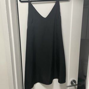 Aqua spaghetti strap dress
